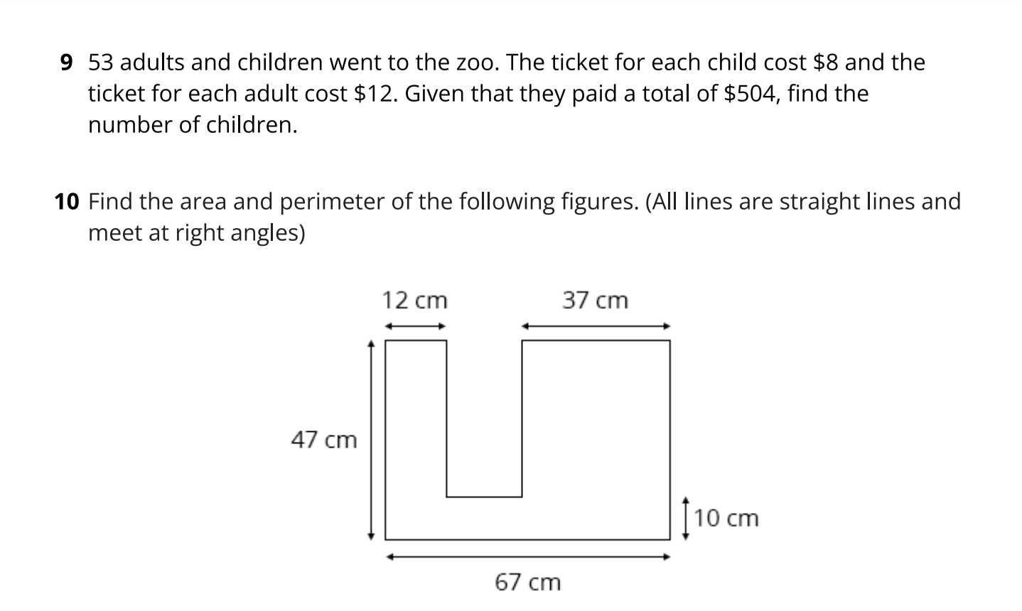 Primary 4 Maths Worksheets